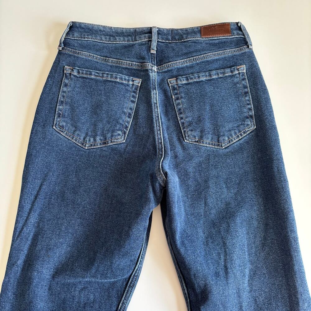 Hollister Ultra High Rise Mom Jeans Women’s 7R Cotton Blue Denim Retro 90s - Picture 7 of 8